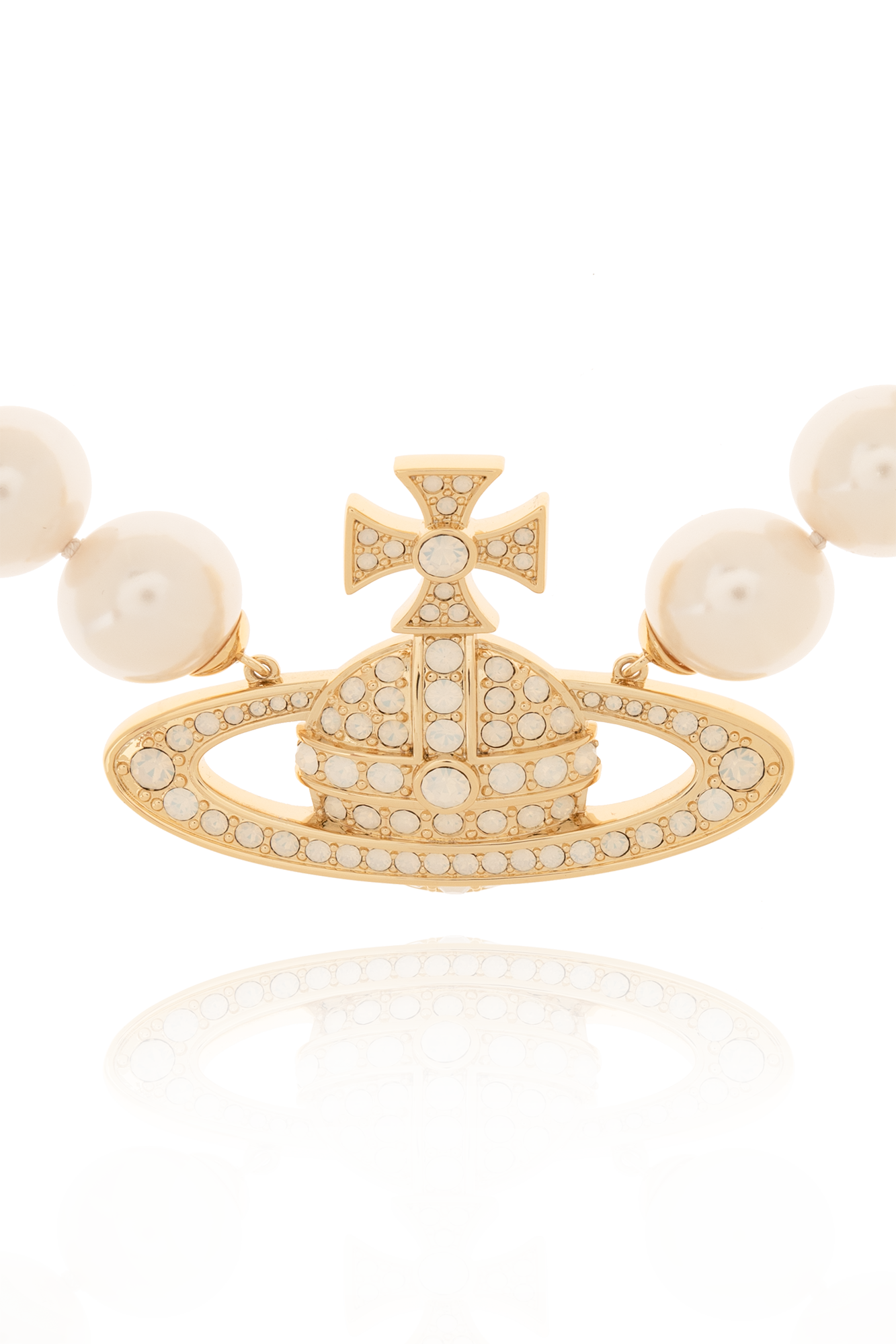 『Vivienne Westwood』ネックレス NEYSA NECKLACE 63010110 Vivienne Westwood Neysa necklace for Women - White in UAE